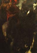 Franz von Stuck The Wild Hunt oil painting